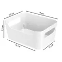 Корзина Scandi 17x7.5x12 см пластик цвет белый