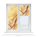 Рулонная штора Divino DelDecor 62x170 см цвет коричневый/золотистый/желтый MRB-0398-4