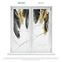 Рулонная штора Divino DelDecor 68x170 см цвет серо-золотистый/черный MRB-0370-5