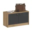 Шкаф для обуви Столплит 80x45x35 см 1 полка ЛДСП цвет коричневый