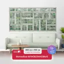 Фотообои флизелиновые Первое ателье Расстекловка 200x100 см 94453-1-9-35155