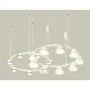 Люстра подвесная Ambrella Light Xr92081100 16 ламп 45 м² цвет белый