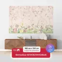 Фотообои флизелиновые Первое ателье 160x100 см Цветочный фон в китайском стиле pw141184-1