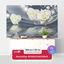Фотообои флизелиновые Первое ателье 200x130 см розы Отражение в воде pw95555-2