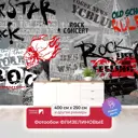 Фотообои флизелиновые Первое ателье 400x250 см Rock стена