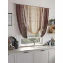 Тюль на шторной ленте At Home Шонмирал 150x150 см цвет коричневый