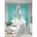 Тюль на шторной ленте At Home Рендерис 300x150 см цвет белый
