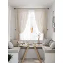 Тюль на шторной ленте At Home Аситикс 300x150 см цвет белый
