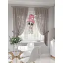 Тюль на шторной ленте At Home Принмерс 300x150 см цвет белый