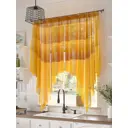 Тюль на шторной ленте At Home Хенвилс 200x145 см цвет коричневый