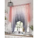 Тюль на шторной ленте At Home Леневис 200x145 см цвет белый