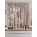 Тюль для кухни на шторной ленте At Home Менфиран 150x180 см цвет белый