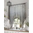 Тюль на шторной ленте At Home Велминс 200x145 см цвет серый