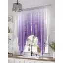 Тюль на шторной ленте At Home Лемертис 200x145 см цвет фиолетовый