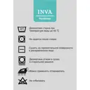 Тюль на шторной ленте Inva Вуаль 300x260 см цвет серый