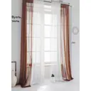 Тюль на шторной ленте At Home Хлои 200x290 см цвет коричневый