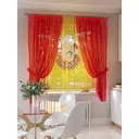 Тюль на шторной ленте At Home Пинквис 300x150 см цвет белый
