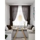 Тюль на шторной ленте At Home Гренимирс 300x150 см цвет белый