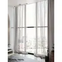 Тюль на шторной ленте At Home Гюстин 150x270 см цвет серый