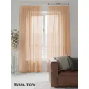 Тюль на шторной ленте At Home Ронод 200x280 см цвет бежевый
