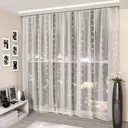 Тюль на шторной ленте YML324, 260x400 см, цвет белый