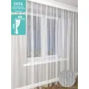 Штора на шторной ленте Inva органза "Дождик" 400x260 см цвет белый