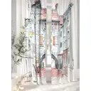 Тюль на шторной ленте Helga Лорсанас 150x260 см цвет белый