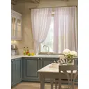 Тюль на шторной ленте для кухни Helga Миси 150x180 см цвет бежевый