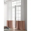 Тюль на шторной ленте Helga Марциан 150x280 см цвет коралл