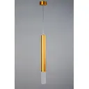 Светильник подвесной светодиодный Fiberli 12110601 4 м² нейтральный белый свет цвет жёлтый/золотой