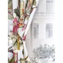 Штора на шторной ленте с печатным рисунком 150x250 см цвет розовый