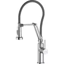 Смеситель для кухни Aquatek AQ1388CR гибкий излив 45 см цвет хром