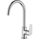 Смеситель для кухни Aquatek AQ1182CR гибкий излив 24.6 см цвет хром