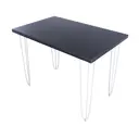 Кухонный стол прямоугольный Solarius 710-10277 110x75x75 см дерево цвет антрацит