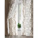 Комплект штор на шторной ленте AT Home Каренвикс 150x250 см цвет коричневый