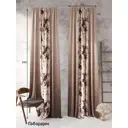 Комплект штор на шторной ленте AT Home Энтрион 150x240 см цвет коричневый