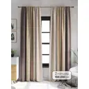 Комплект штор на шторной ленте AT Home Миримарс 150x250 см цвет бежевый