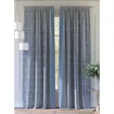 Комплект штор на шторной ленте AT Home Султан 150x280 см цвет синий