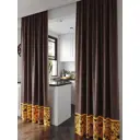 Комплект штор на шторной ленте AT Home Рифорникс 150x250 см цвет коричневый