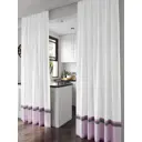Комплект штор на шторной ленте AT Home Милитонс 150x250 см цвет белый