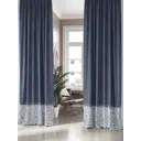 Комплект штор на шторной ленте AT Home Сентрис 150x280 см цвет белый