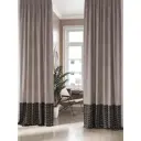 Комплект штор на шторной ленте AT Home Виринтес 150x280 см цвет бежевый