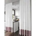 Комплект штор на шторной ленте AT Home Миркинсен 150x250 см цвет белый