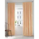 Комплект штор на шторной ленте AT Home Реминес 150x260 см цвет персиковый