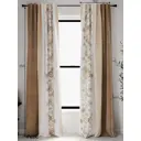 Комплект штор на шторной ленте AT Home Ролефика 150x250 см цвет бежевый