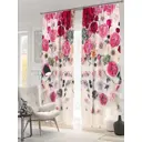 Штора на шторной ленте AT Home Розелла 150x260 см цвет бежевый