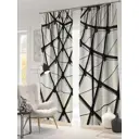 Штора на шторной ленте AT Home Пастир 150x260 см цвет голубой