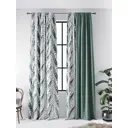 Комплект штор на шторной ленте AT Home Лиронмирс 150x280 см цвет изумрудный