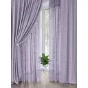 Комплект штор на шторной ленте AT Home Илоринс 150x260 см цвет сиреневый