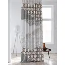 Штора на шторной ленте AT Home Ронимарис 150x250 см цвет коричневый